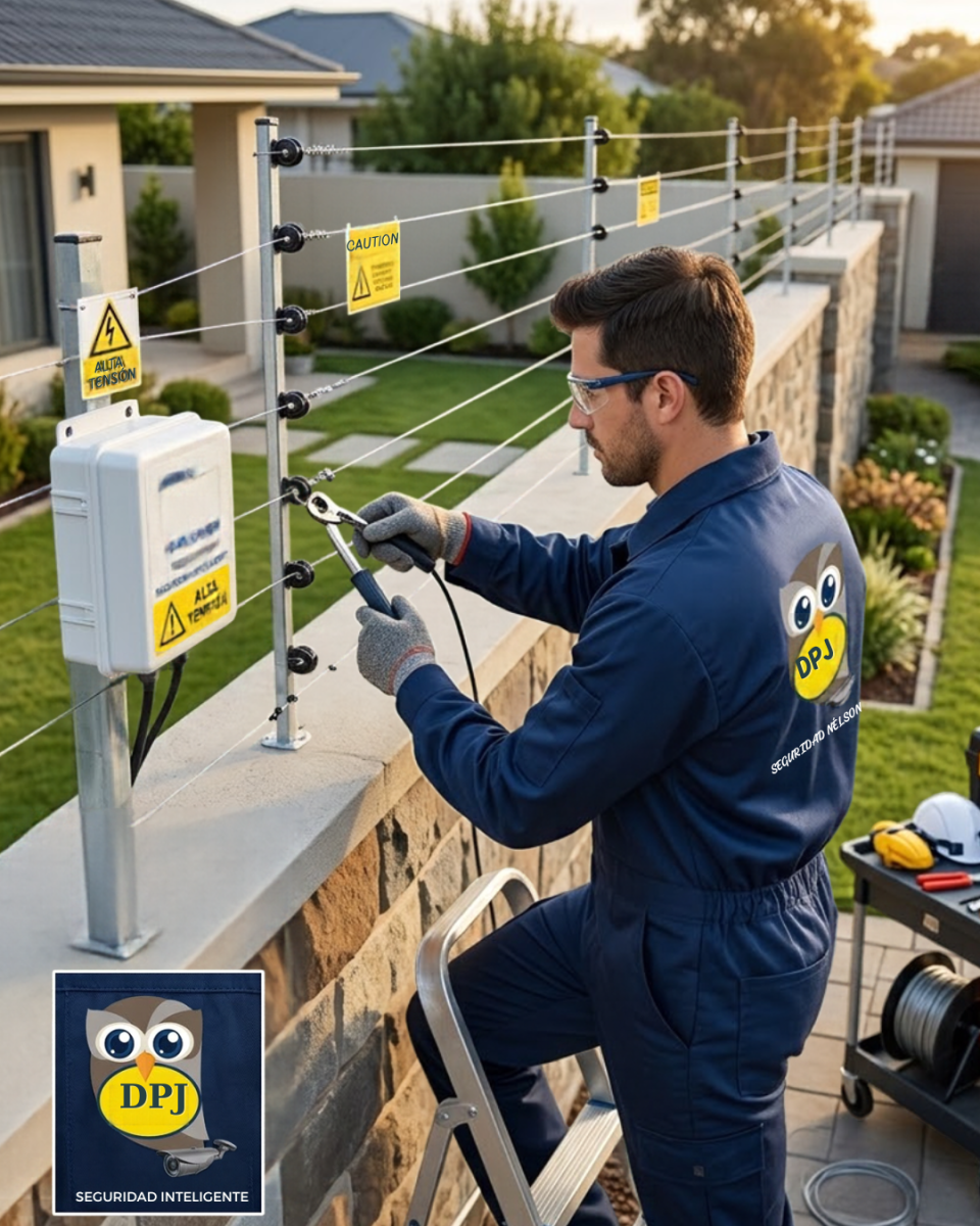 DPJ Instalando un Cerca Electrica